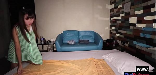 Hot Asian slut Num enjoyed sex on guys dick and she rode it after hot massage